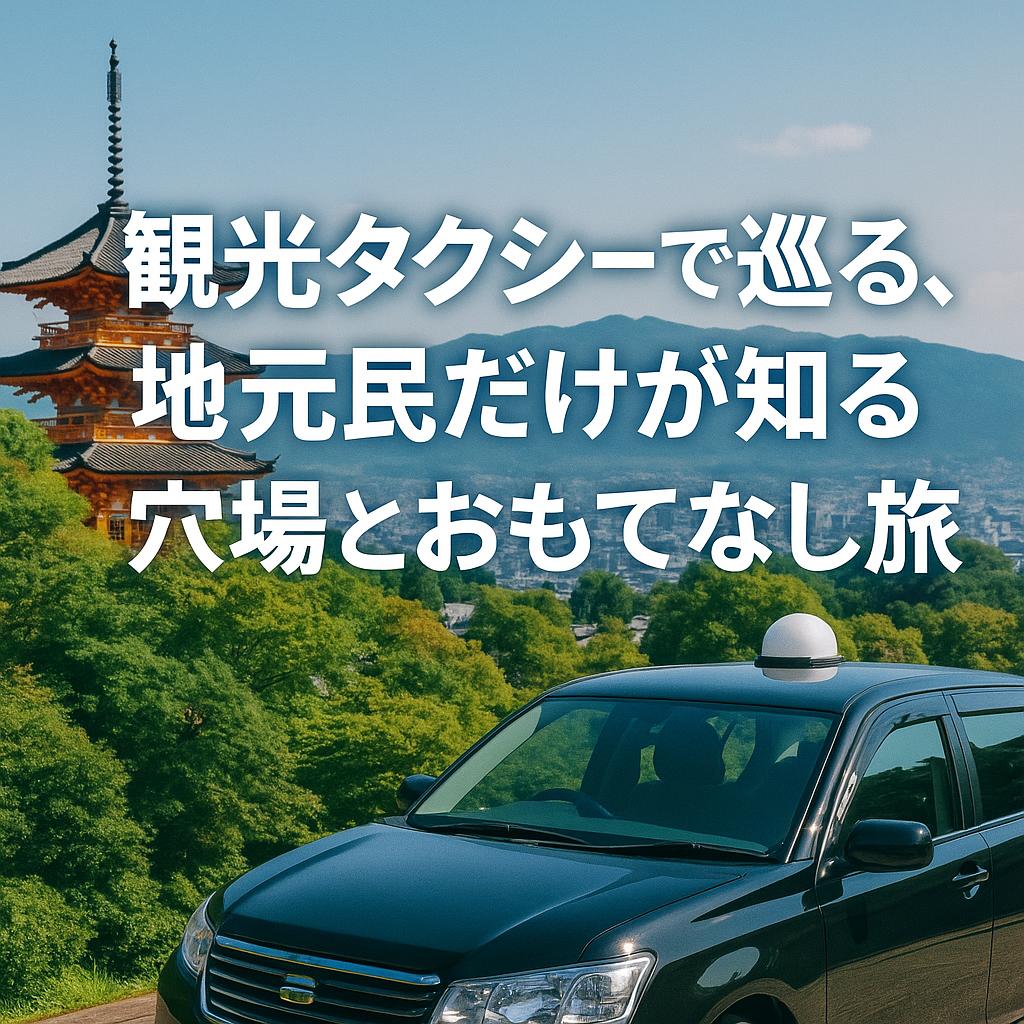 観光タクシーで巡る、地元民だけが知る穴場とおもてなし旅
