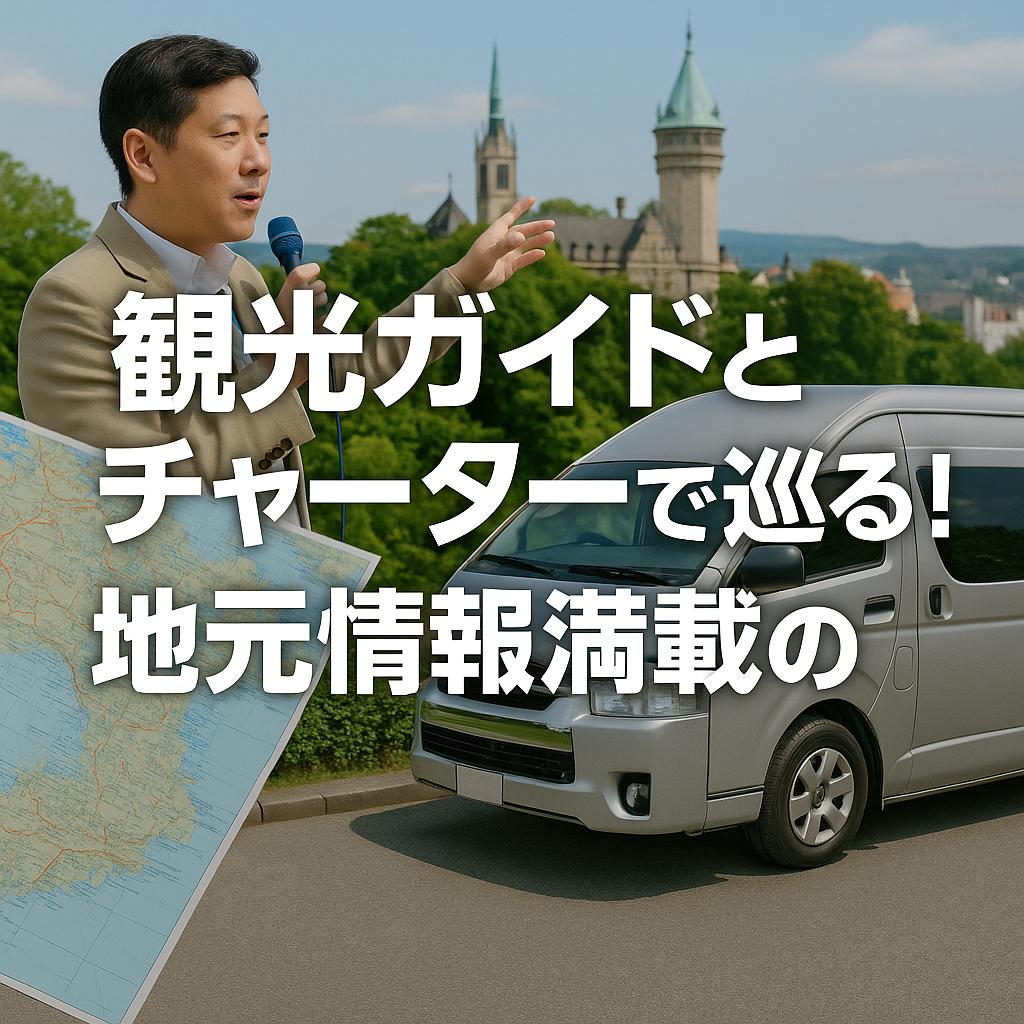 観光ガイドとチャーターで巡る！地元情報満載の旅