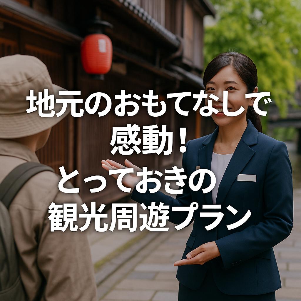 地元のおもてなしで感動！とっておきの観光周遊プラン