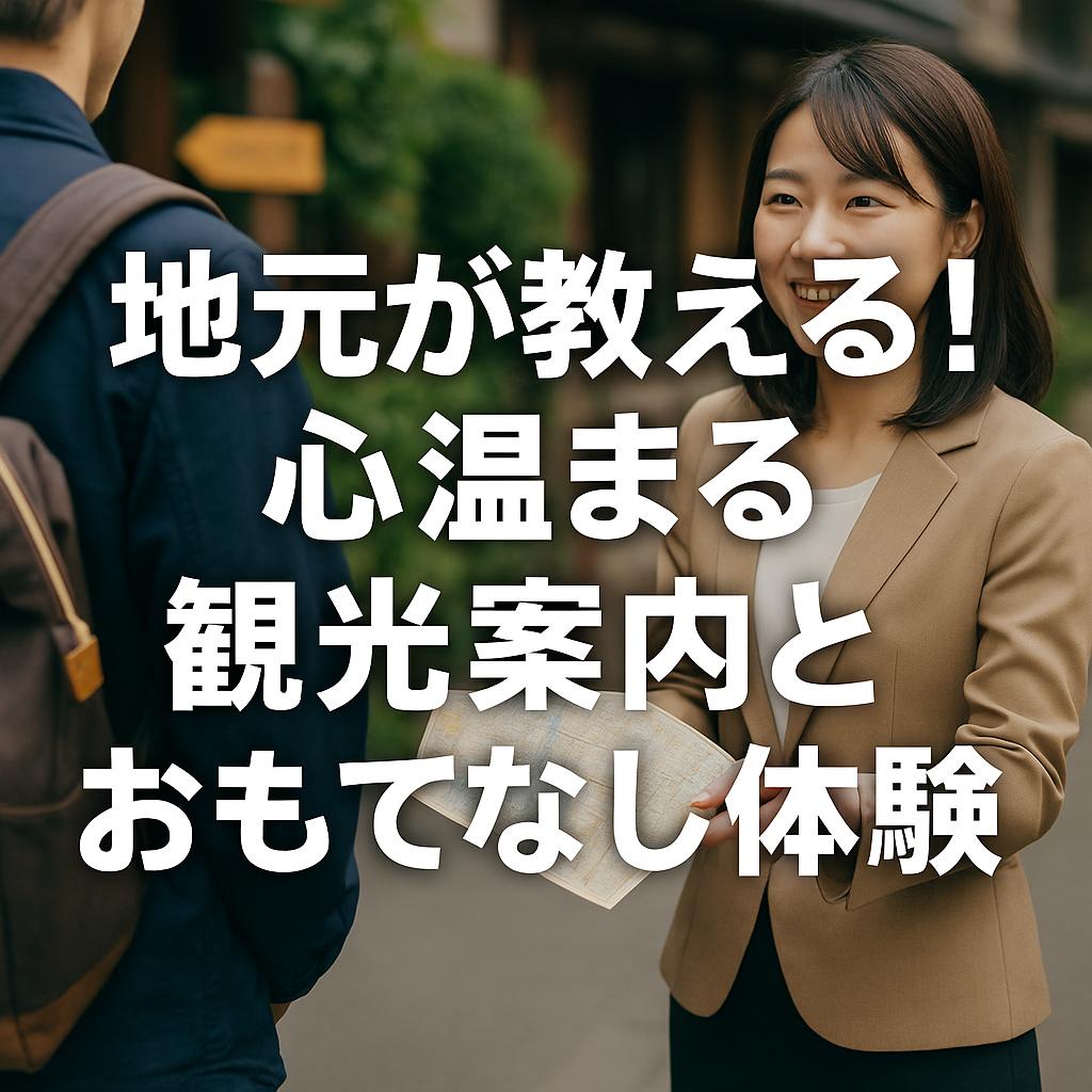 地元が教える！心温まる観光案内とおもてなし体験