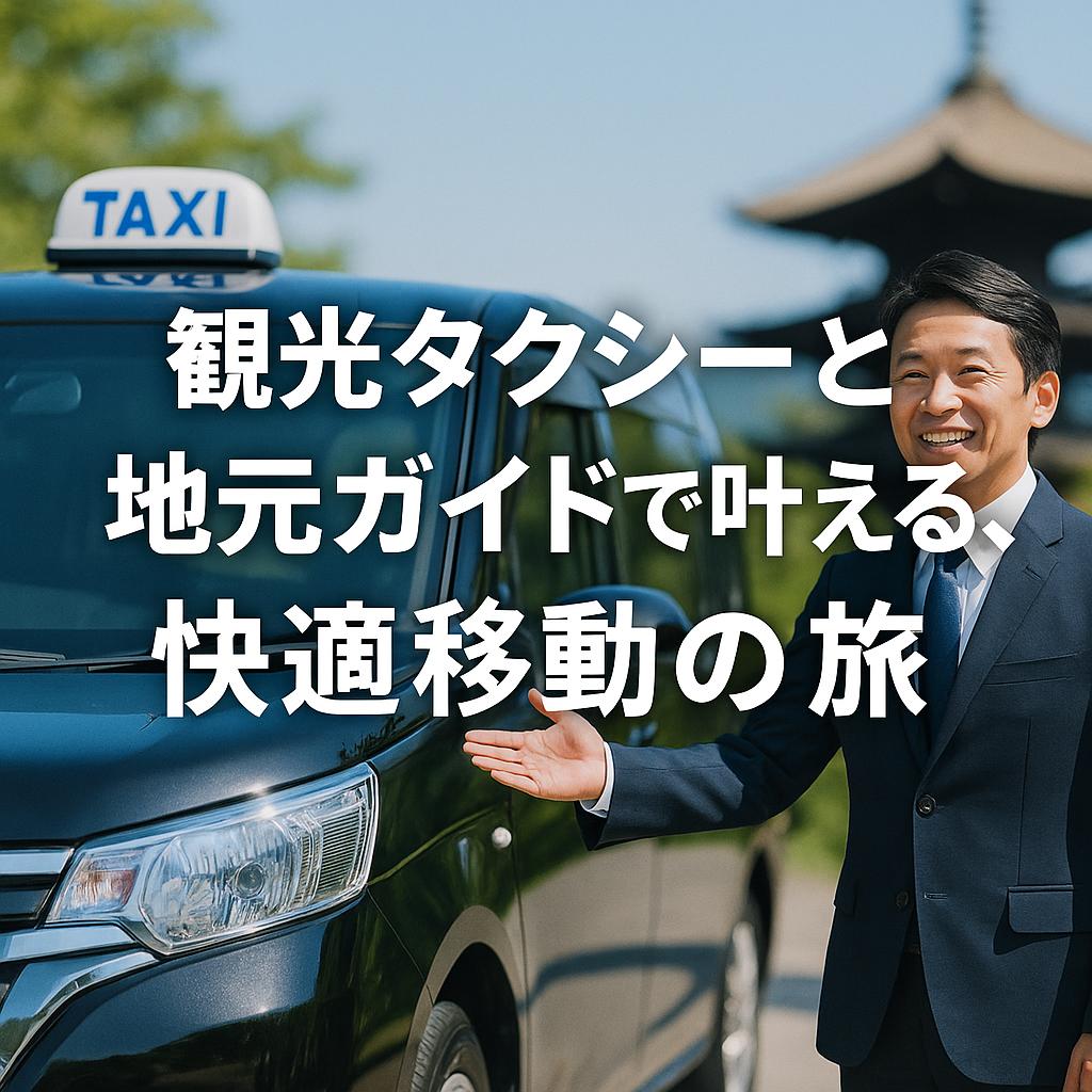 観光タクシーと地元ガイドで叶える、快適移動の旅