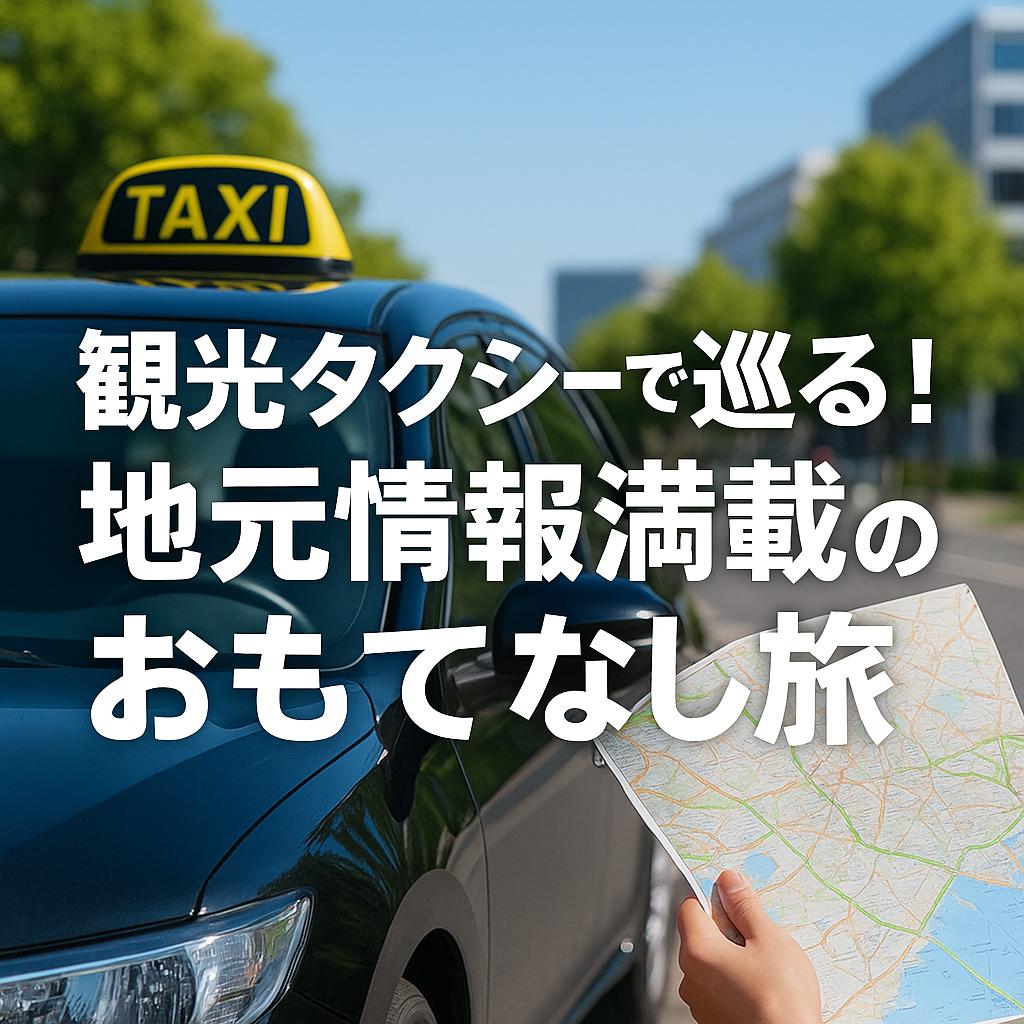 観光タクシーで巡る！地元情報満載のおもてなし旅