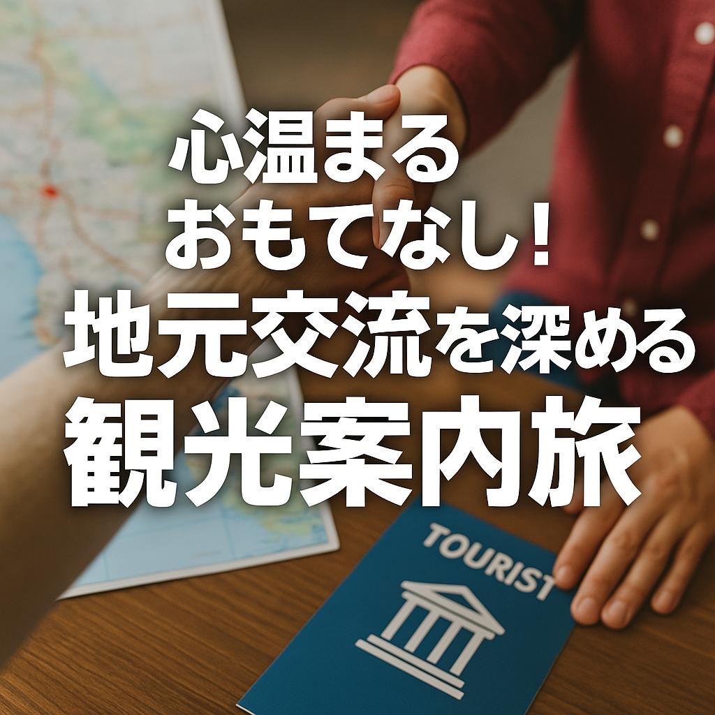 心温まるおもてなし！地元交流を深める観光案内旅