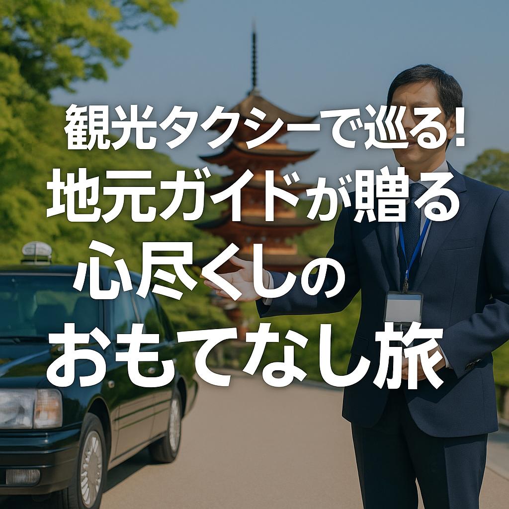 観光タクシーで巡る!地元ガイドが贈る心尽くしのおもてなし旅