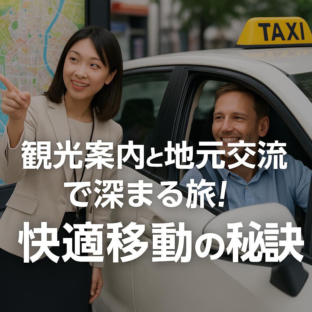 観光案内と地元交流で深まる旅！快適移動の秘訣
