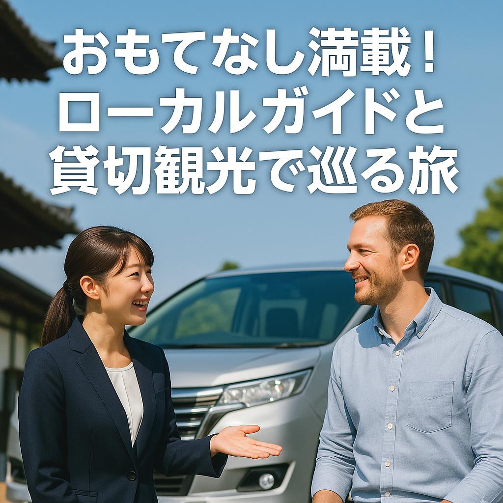 おもてなし満載！ローカルガイドと貸切観光で巡る旅