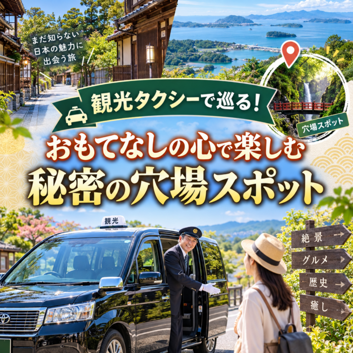 観光タクシーで巡る！おもてなしの心で楽しむ秘密の穴場スポット