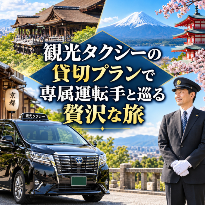 観光タクシーの貸切プランで専属運転手と巡る贅沢な旅